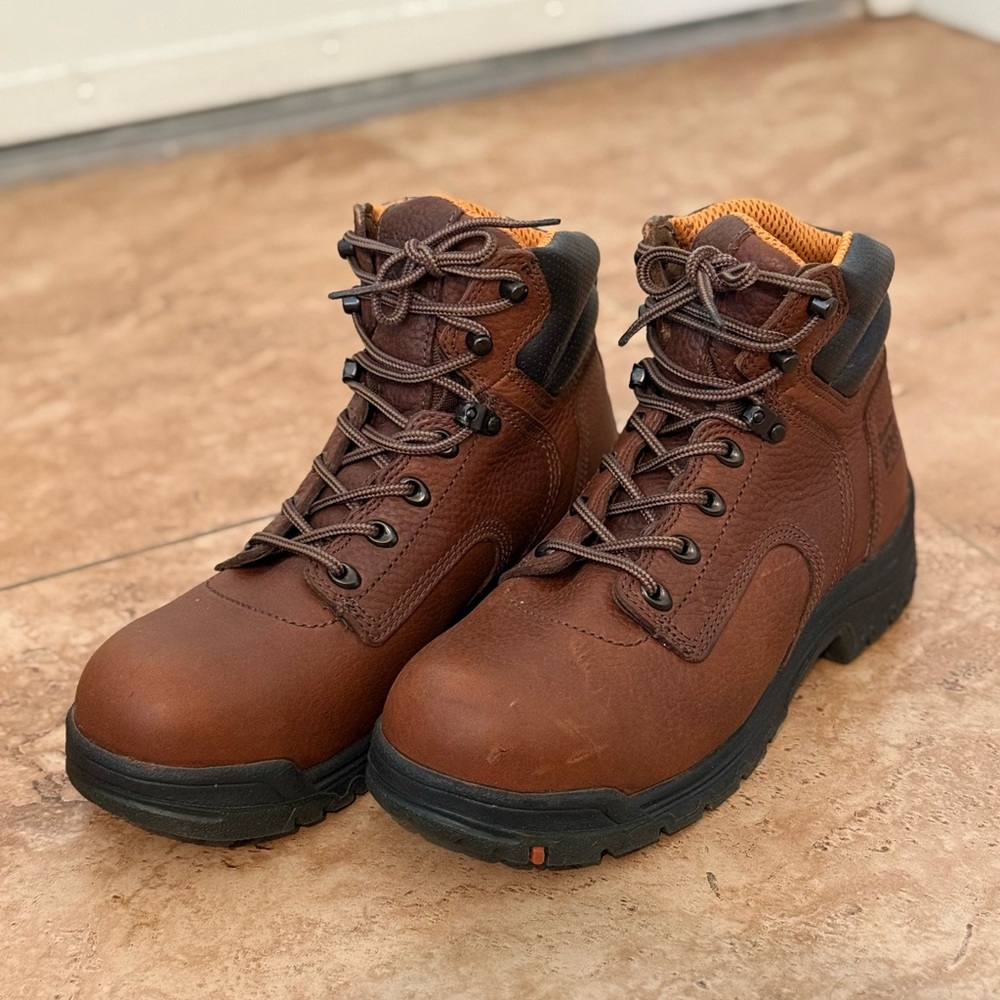 Women’s TimberlandPRO Brown Leather Work Boots